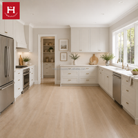 HAPPY HOUSES Armoires de cuisine blanches élégantes de style Shaker, style côtier moderne Hamptons, ensemble de cuisine modulaire complet sur mesure pour l'Australie