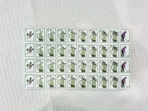 Nuevo Juego de Mahjong Americano de Acrílico Sólido con Diseño Deportivo de Golf, Set de Regalo Completo, Venta Directa de Fábrica, Soporte Personalizado en Preventa - Product Image 2