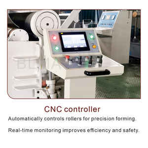Equipo de laminación de placa de metal líder en la industria W12 Cuatro rollos CNC Hidráulico 4mm,6mm,8mm,10mm Doblador de láminas de residuos cero predoblado - Product Image 3