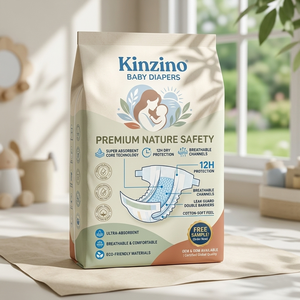 <span class=keywords><strong>Pannolini</strong></span> Ecologici in Bambù con Materiali Biodegradabili e Cotone Organico per la Cura della Pelle Sensibile dei Neonati - Product Image 1