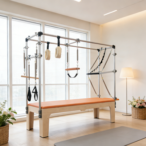 Máquina de Pilates Cadillac Reformer de Lujo en Madera de Arce para Entrenamiento en Estudio y Uso Doméstico con Control Suave de Cuerpo Completo - Product Image 1