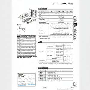 MXQ8-50โต๊ะสไลด์ลมนิวเมติก SMC - Product Image 1