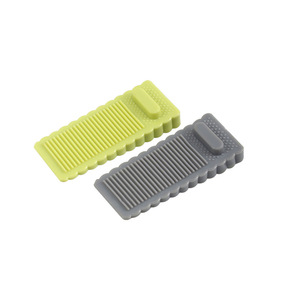 Tope de puerta de goma, bloqueador de puerta, montaje en suelo, diseño minimalista, fácil instalación, estructura extendida WJMS - Product Image 1