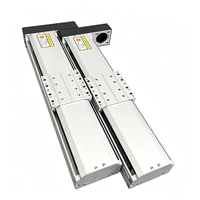 Actionneur linéaire semi-enclos 120 mm, module robuste avec vis à billes, boîtier en aluminium pour robot CNC et ligne d'assemblage