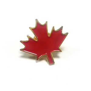 China Fabriek Promotie Kan Custom Metalen Vlaggen Revers Canada Vlag Gouden Vlag Reversspeld - Product Image 3