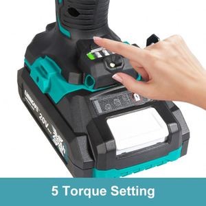 DIY Store Hot Selling 18v 20V Power <b>Tool</b> Cordless Impact Wrench Driver Pistola De Impacto 1/2 Wireless Impact Wrench - Product Image 4