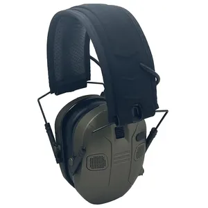 Shooting Accessories Ear Protection Lightweight Foldable Hearing Earmuff with Bluetooth Electronic Ear Protection NRR 25 dB