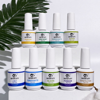 Gel UV de finition pour verre à ongles, base de gel UV, gel de nail art non toxique, écologique, longue durée, liquide, à retirer par trempage, flacon de 15 ml, DIY
