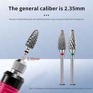 Broca de acero inoxidable para arte de uñas, herramientas cónicas para eliminación de gel, pulido, limpieza de cutículas, máquina, cabezales de pulido para arte de uñas - Product Image 5
