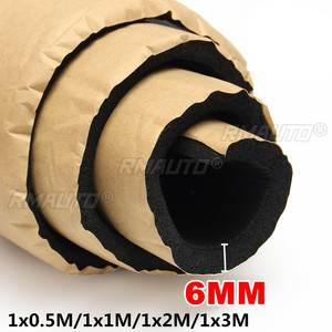 1Mx1/2/3M 6mm Matériau d'isolation phonique et thermique pour voiture, isolation du capot et du moteur, insonorisation automobile - Product Image 1