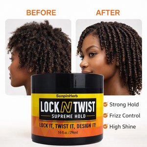 Gel Coiffant Bio Personnalisé aux Herbes pour Tresses – Fixation Forte, Texturisant, Sans Résidu, pour Locs et Twists – Usage Professionnel en Salon, OEM, Marque Privée - Product Image 5