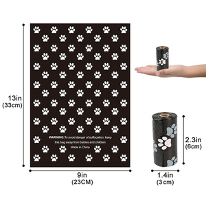 Sacs écologiques <span class=keywords><strong>Pla</strong></span> 100% pour petit chiot, biodégradables, outils d'extérieur pour animaux domestiques, toilette des chats, nettoyage des ordures, pochette de rangement pour chiens - Product Image 4