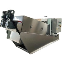 Presse à vis multi-disques Eco-origin ECOL302 pour la déshydratation des boues, en acier inoxydable, avec moteur et boîte de vitesses, garantie 1 an, haute performance
