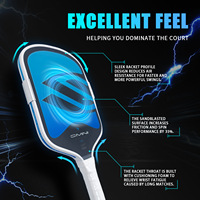 OMNI Pickleball-Schläger mit Sandgestrahlter Oberfläche, Granulat-Lackierung, Thermogeformtem Unibody, Lochfreier T700 Kohlefaser