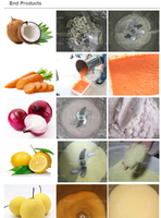 Commerciële machine voor het maken van fruitpasta, sap, jam, citroenpuree, peper- en chilisaus.
