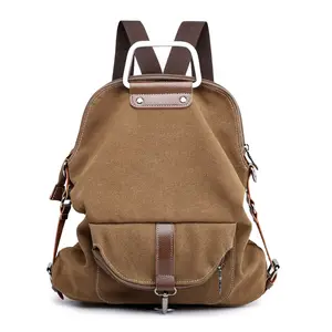 Women's Bag Wholesale Casual Multifunctional Fashion Simple Ladies Handbag Portable Canvas Backpack For Men And Women