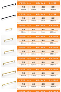Modern Minimalist Zinc Alloy Handles for Kitchen Bedroom Bathroom Hotel Cabinets <b>Drawers</b> Customized Color Easy Installation - Product Image 3