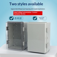 Boîtier de distribution électrique étanche IP67 en ABS PC Fameto M1 - Boîtier extérieur à charnières 110V avec câble d'alimentation à verrouillage multi-facteurs