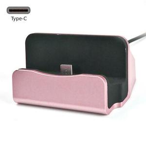 Docking Station Tipo C Micro, Supporto di Ricarica per Samsung Galaxy S6 S7 S20 S22 S23, Telefoni Android <span class=keywords><strong>HTC</strong></span> con Confezione - Product Image 2