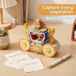 Set de Notas Adhesivas con Diseño de Calabaza de <span class=keywords><strong>Cenicienta</strong></span> en 3D, Adorno de Escritorio <span class=keywords><strong>Pop</strong></span>-up con Luz Nocturna, Ideal para Regalo - Product Image 4