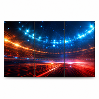 Mur vidéo LCD 49 pouces, cadre de 3,5 mm, écran de raccordement matriciel 2x2 3x3, revêtement anti-reflet, luminosité 700 cd/m² pour bar sportif