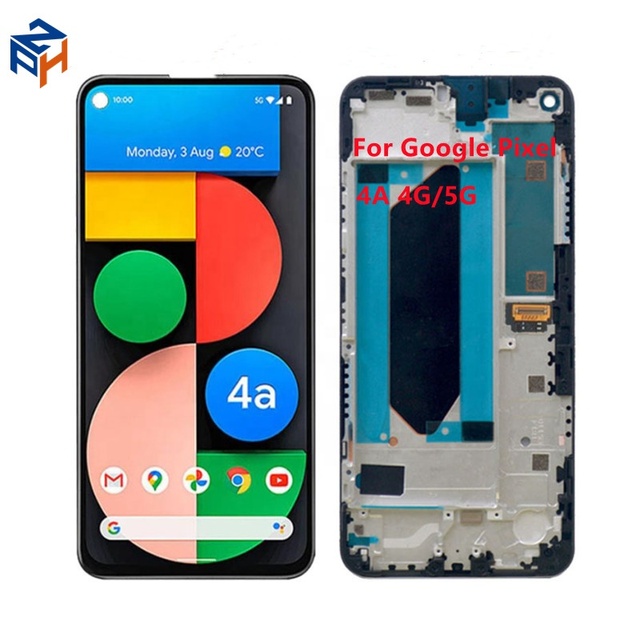 Repuesto De Celular Pantalla for Google Pixel 4A 4G 5G Lcd Display Screen With Frame for Google Pixel 4A Lcd Display
