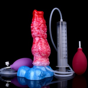 NNSX <b>Inflatable</b> Anal Dildo with Suction Cup Silicone Penis Squirting and <b>Inflatable</b> Animal Dildo Anal Butt Plug Sex Toy - Product Image 2