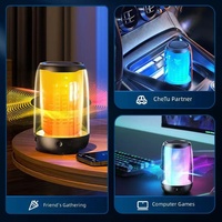 Subwoofer multimédia 1,5 pouces rechargeable sans fil pour enceinte portable LED RGB pour home cinéma et utilisation en extérieur