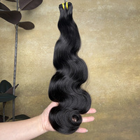 Extensions de Cheveux Humains Naturels Vierges Bruts de Grade 12A, Double Tissage, Ondulés, Alignés dans le Sens de la Cuticule, Vente en Gros