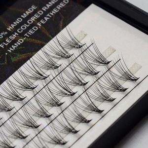 10P Grafted Wholesale Extra Fine Band Eyelashes Comfortable Premium DIY <b>Lashes</b> <b>Kit</b> Private Label Diy Pre Cut Clusters <b>Lashes</b> - Product Image 5