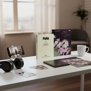 K-Pop Izna 1st Mini Album N/A Photobook Mini Poster Sticker PhotoCard Booklet Popular Electronic Publication Gift with DVD Case - Product Image 3