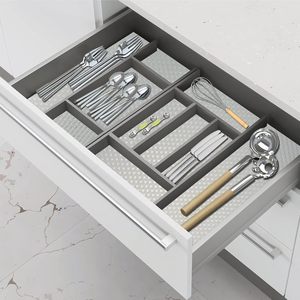 <strong>Shelf</strong> <strong>Liner</strong> Non Adhesive <strong>Kitchen</strong> Antislip Mat for Service Tray for Cabinets Pantry <strong>Shelves</strong> Under Sink Clear Refrigerator <strong>Liner</strong> - Product Image 4