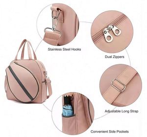 Sac à bandoulière de tennis pour femmes, grand sac fourre-tout résistant à l'eau pour raquette de tennis, raquettes de pickleball, badminton, échantillon gratuit - Product Image 2