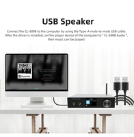 Profesyonel Cloudyx CL-600B Karaoke Stereo Ses Amplifikatörü Hi-Fi BT 2x50W Ev Sinema Sistemi
