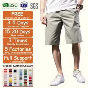 Custom Logo Clothing Apparel Stock Men's Over Stocks Wholesales Clothes Men Shorts Stock Garment Summer Cotton Shorts