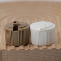 Haute Qualité PP 24mm 28mm Blanc En Plastique Tourelle Bec De Distribution Vis Flip Top Caps Bouteille Couvercle