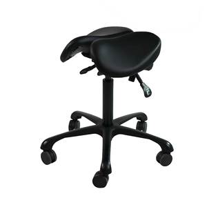 Mt MS04 PU cuero ergonómico hidráulico neumático tatuaje artista silla dentista silla terapeuta sillín taburete con ruedas - Product Image 4