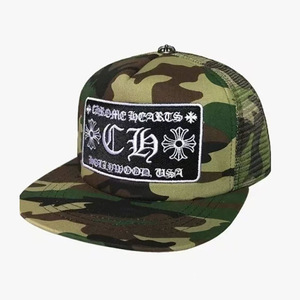 Casquette Trucker Ch Hearts en maille respirante avec broderie – Unisexe, pour sports de plein air et loisirs, streetwear haut de gamme, style baseball - Product Image 2