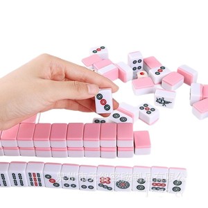 Lindo Mahjong de Bolsillo de Dibujos Animados de 26 mm, Mahjong Portátil de Viaje para Dormitorio - Product Image 5