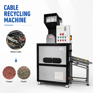Granulateur de cuivre avec séparateur d'air 200 kg/h, machine de recyclage de fil de cuivre, certifié CE, directement de l'usine, OEM - Product Image 1