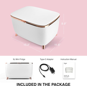 Wholesale Wholesale Portable Electricity Skincare Fridge 6L Retro <b>Mini</b> Cosmetic for Car & Hotel Use - Product Image 6