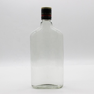 Großhandel Fancy Custom Empty 500ml Glas Schnaps flasche für alkoholische Getränke Saft Getränke Wein Whisky mit Schraub verschluss - Product Image 3