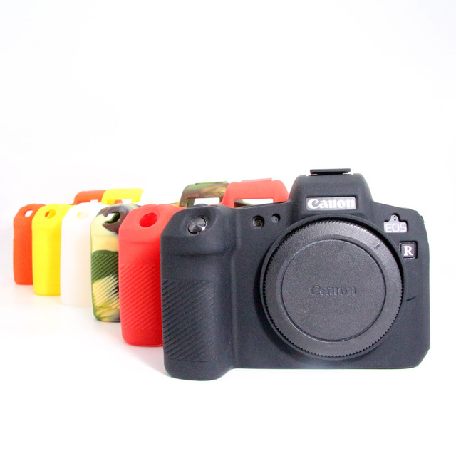 EOSR Silicone Armor Skin Case Body Cover Protector for Canon EOS R Mirrorless Digital Camera