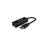 Adaptador USB 2.0 a RJ45 Ethernet, Tarjeta de Red LAN de 10/100 Mbps, Convertidor para Computadora Portátil y de Escritorio