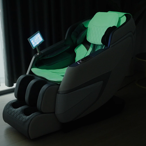 Fluoreszierender Stuhl 3D-Massagegerät Sofa 4D Elektrischer 2024 Massagesessel Ganzkörper 8D Zero Gravity Beste KI Dual Air Tech Touch <span class=keywords><strong>Roller</strong></span> - Product Image 1