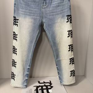 Jeans de Luxe Mixte EMOTIONS de Qualité Supérieure, Pantalon Décontracté Imprimé Graffiti Dessiné à la Main, Coupe Couteau, Jeans Homme de Qualité Supérieure - Product Image 5