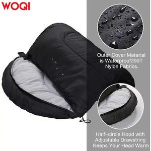 Sac de couchage léger et imperméable WOQI Outdoor Gear en polyester pour le camping, la randonnée et les voyages - Product Image 3
