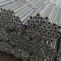 Varilla de Anclaje Autoperforante Galvanizada para Presoporte en Túneles de Minería de Carbón, Estándar ASTM, Acero al Carbono Aleado, 51mm de Diámetro Exterior