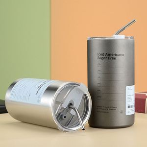 Men's Minimalist Water <b>Bottle</b> Large Bore Car Straw <b>Bottle</b> with Ice <b>Coffee</b> <b>Bottle</b> - Product Image 5