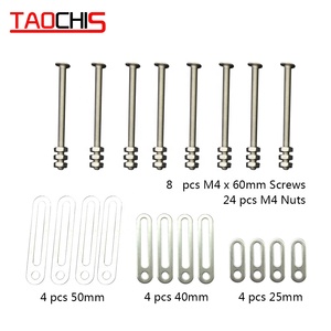 TAOCHIS Auto Retrofit Strumenti kit Universale Adattatore Frame Per <span class=keywords><strong>Hella</strong></span> 3R Q5 <span class=keywords><strong>Fari</strong></span> Collegare Piastra 25/40/60mm Modificare Vite Dado di Regolazione - Product Image 1